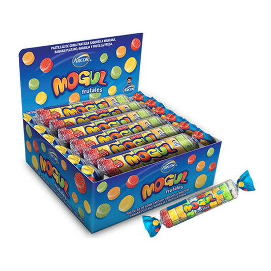 Pampa Direct Mogul Fruit Candies Gummies, 35 g bar / 1.2 oz (box of 12 bars)