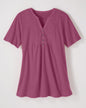 BLAIR Haband Women’s Eyelet Henley Knit Tunic 2 (Petite) - x4