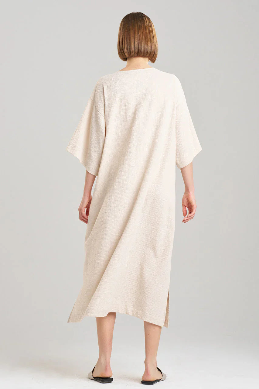 NATORI Onsen V-Neck Caftan - Sand Dune