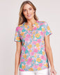 BLAIR Women's Tops Essential Knit Short Sleeve Henley 2 (Misses) - x4