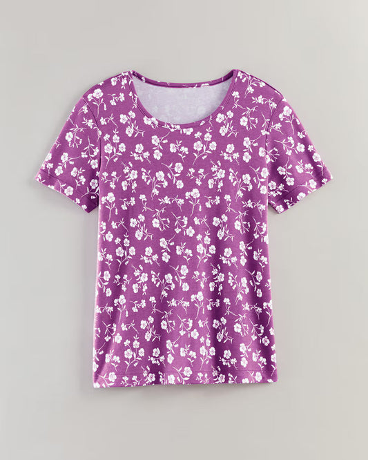 BLAIR Women's Tops Essential Knit Short Sleeve Tee 3 (Misses) - x5