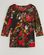 BLAIR Haband Women’s 3/4-Sleeve Print Artista Knit Top 2 (Women Plus) - x4