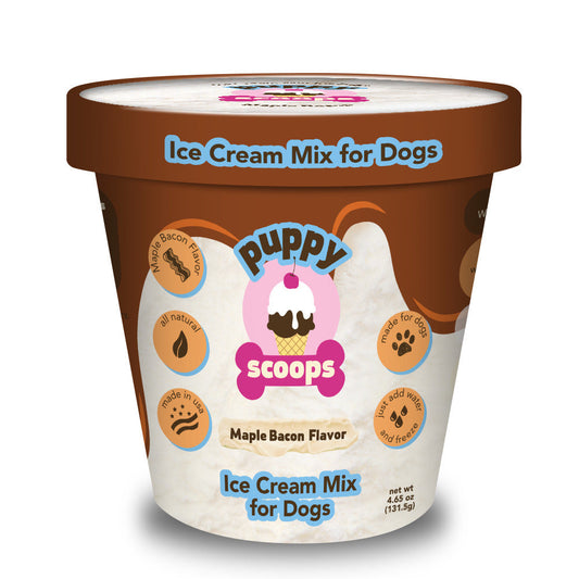 Puppy Cake Puppy Scoops Ice Cream Mix - Maple Bacon, Pint Size, 4.65 oz