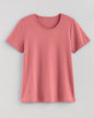 BLAIR Women's Tops Essential Knit Short Sleeve Tee 4 (Petite) - x5