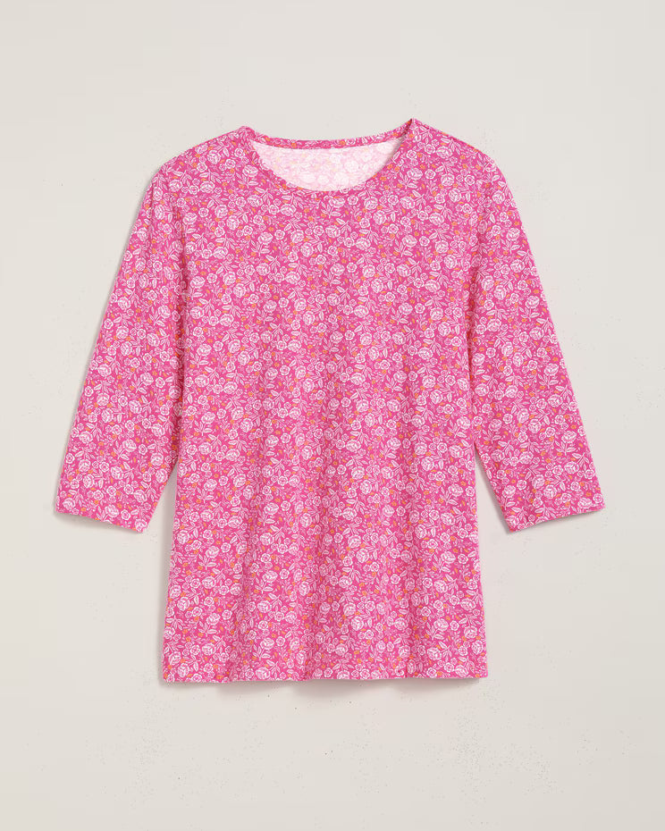 BLAIR Women's Tops Three-Quarter Sleeve Anytime Tee 3 (Petite) - x5