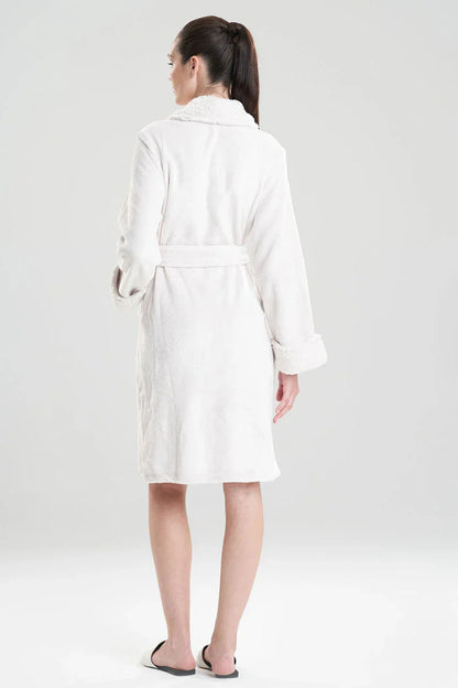 NATORI Plush Sherpa Cozy Robe