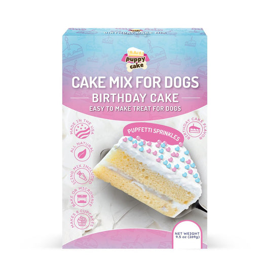 Puppy Cake Puppy Cake Mix - Birthday Cake Flavored with Pupfetti Sprinkles