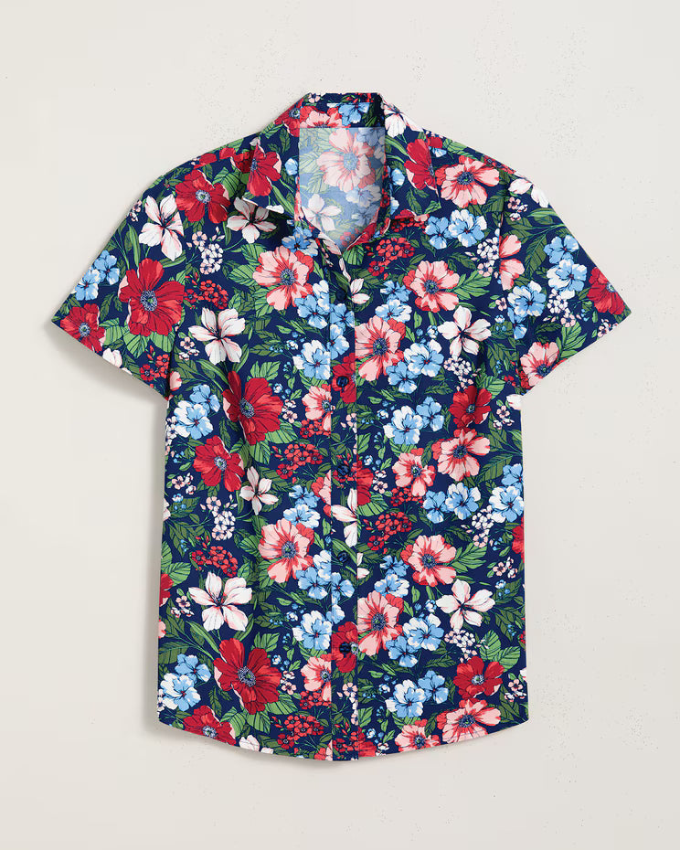 BLAIR Women's Tops Fiesta Camp Shirt (Misses) - x4