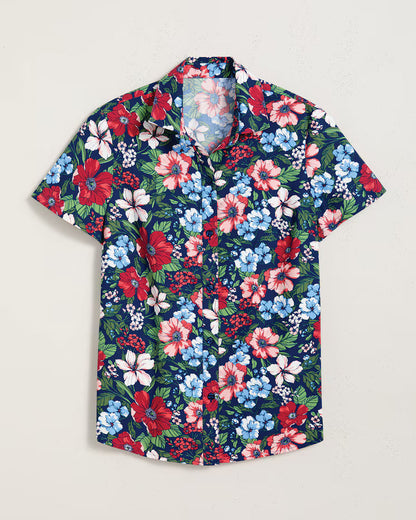 BLAIR Women's Tops Fiesta Camp Shirt (Misses) - x4