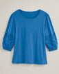 BLAIR Women's Tops Eyelet Textured Slub Knit Top (Misses) - x3