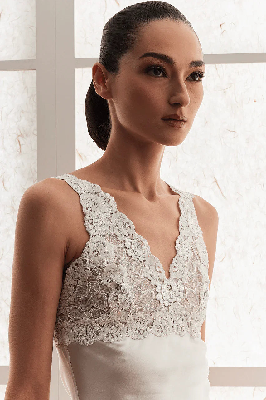 NATORI Rose Parfait Lace Tank