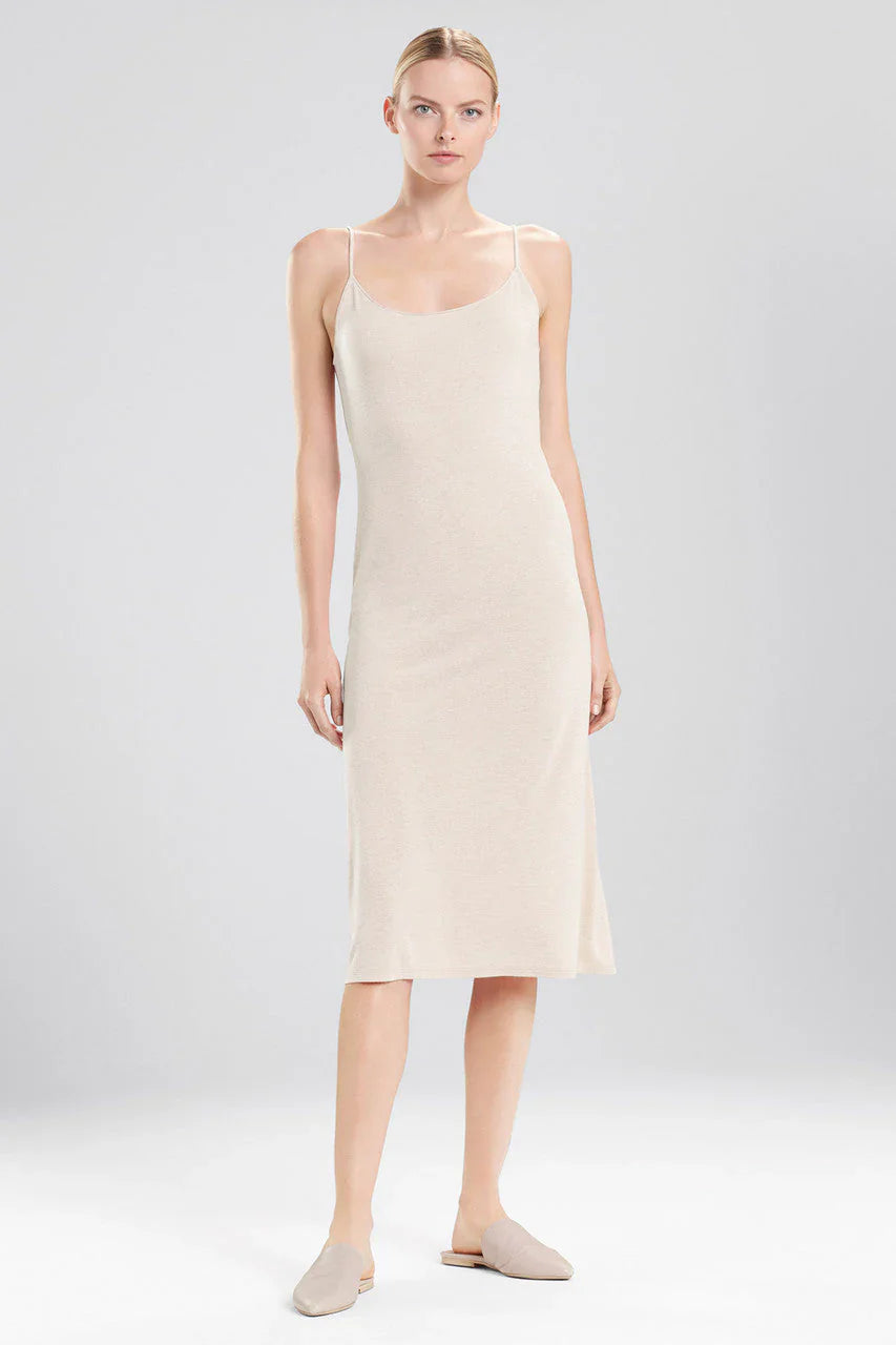 Natori Shangri-La TENCEL Slip Dress - Cashmere