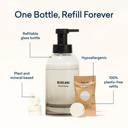 Blueland Hand Soap Starter Set - 5 Tablets - Slate