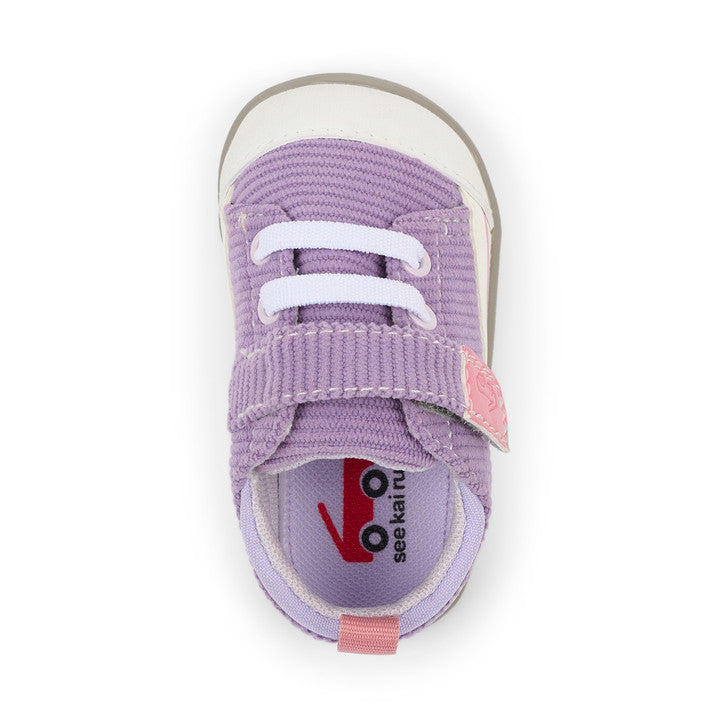 See Kai Run Stevie Mini Purple Corduroy