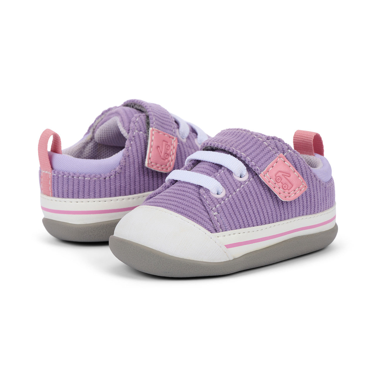See Kai Run Stevie Mini Purple Corduroy