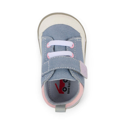 See Kai Run Stevie Mini (First Walker) Gray Denim