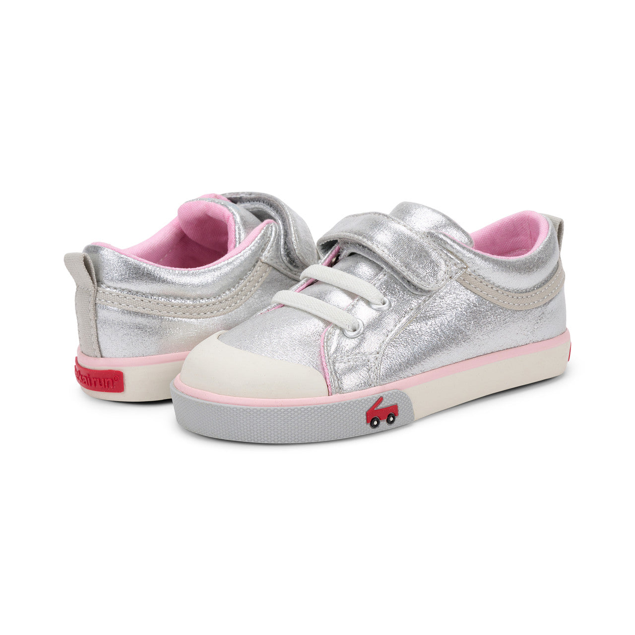 See Kai Run Girl's Kristin Silver/Pink