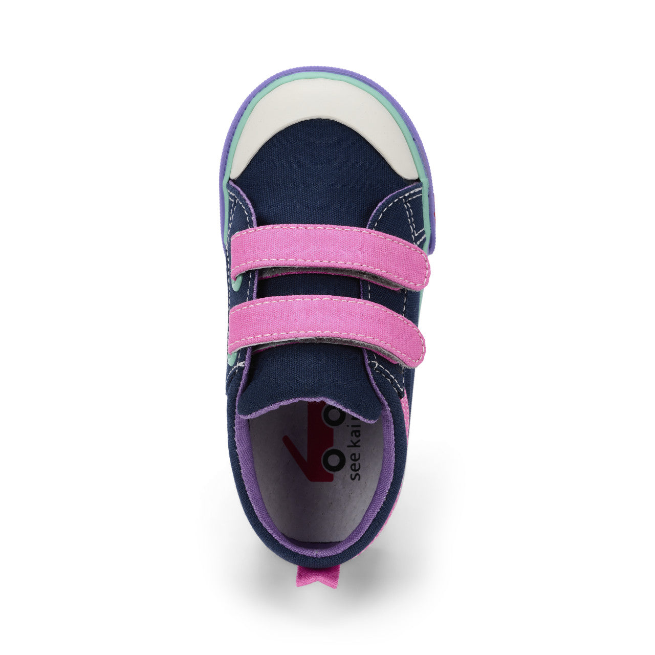 See Kai Run Girl's Robyne Navy/Hot Pink