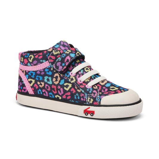 See Kai Run Girl's Peyton Black Leopard