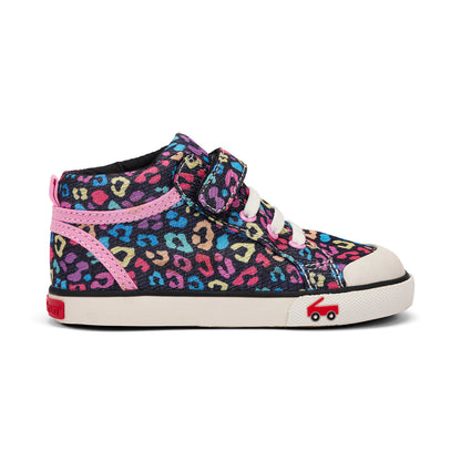 See Kai Run Girl's Peyton Black Leopard