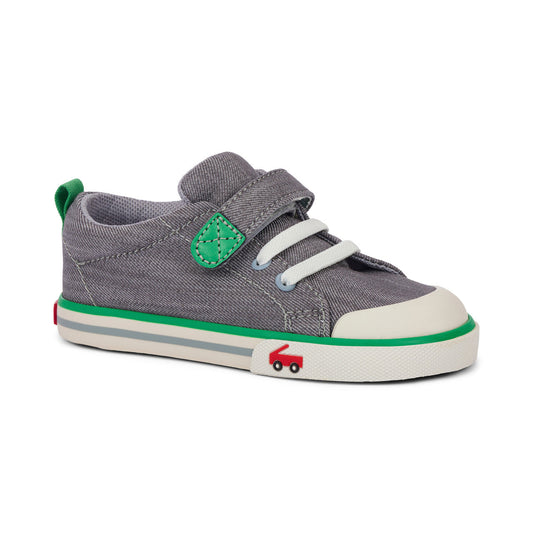 See Kai Run Stevie II Gray Denim/Green