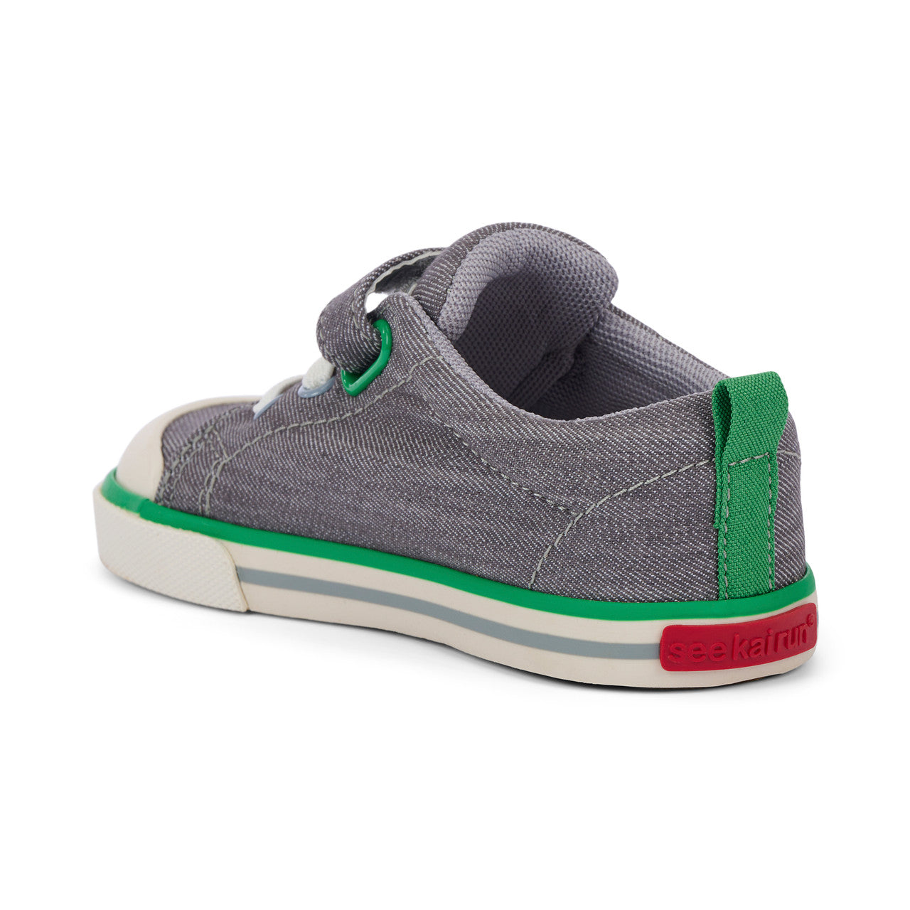 See Kai Run Stevie II Gray Denim/Green
