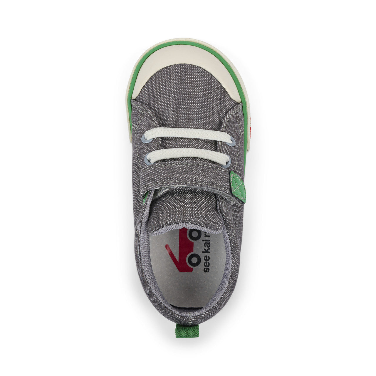 See Kai Run Stevie II Gray Denim/Green