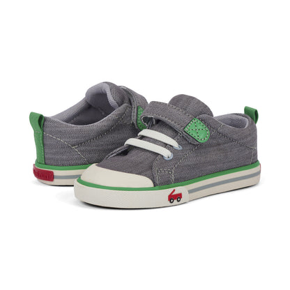 See Kai Run Stevie II Gray Denim/Green