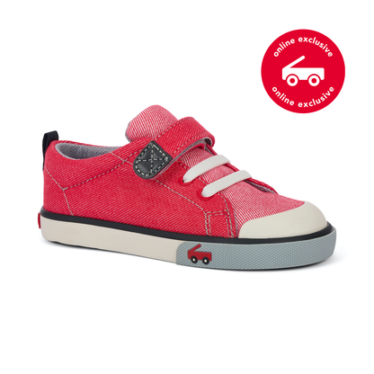 See Kai Run Boy's Stevie II Red Denim