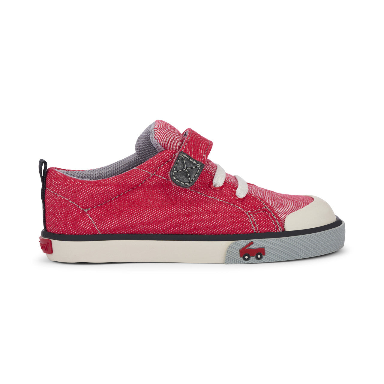 See Kai Run Boy's Stevie II Red Denim