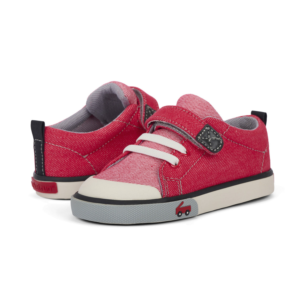 See Kai Run Boy's Stevie II Red Denim
