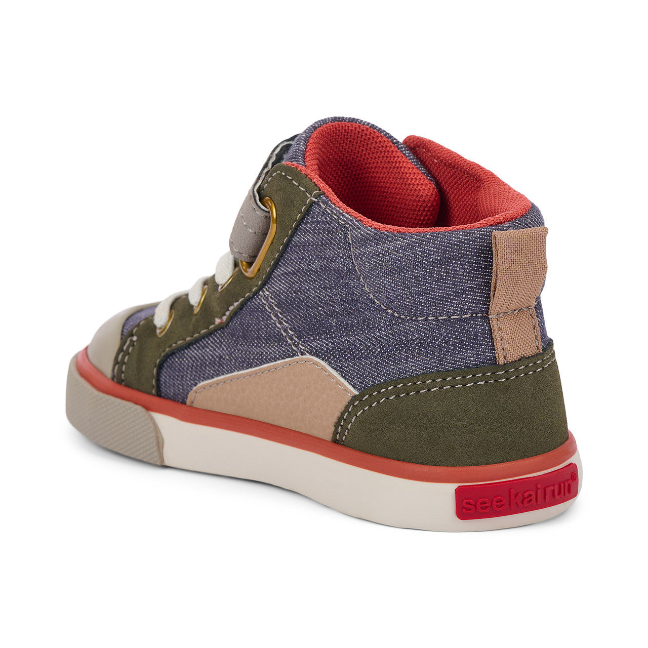 See Kai Run Dayton Gray Denim/Olive