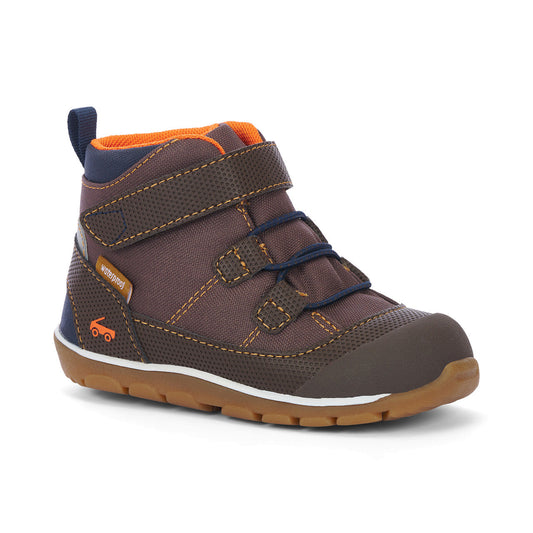 See Kai Run Boy's Sam II Waterproof Chocolate Brown