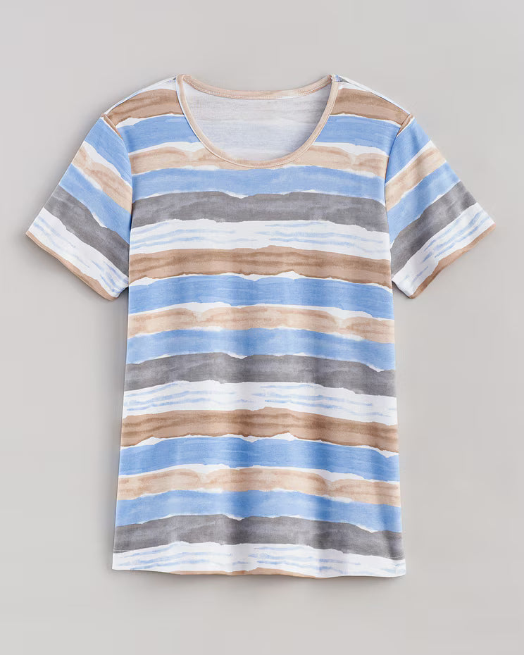 BLAIR Women's Tops Essential Knit Short Sleeve Tee 5 (Misses) - x5