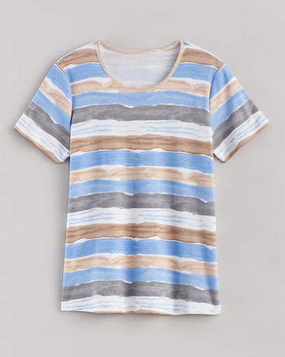 BLAIR Women's Tops Essential Knit Short Sleeve Tee 5 (Misses) - x5