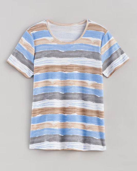 BLAIR Women's Tops Essential Knit Short Sleeve Tee 5 (Misses) - x5