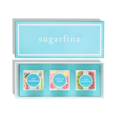 Sugarfina Sour Candy 3 Piece Candy Bento Box