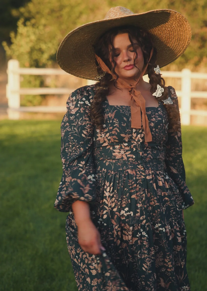 JessaKae Fern Dress - Dark Green