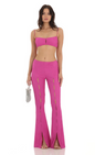 Lucy in the Sky Crinkle Two Piece Set in Pink