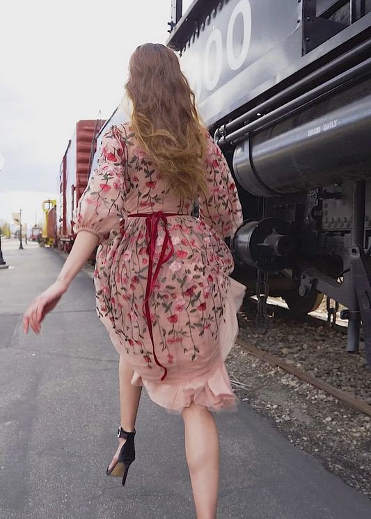 JessaKae Holly Dress- Rose