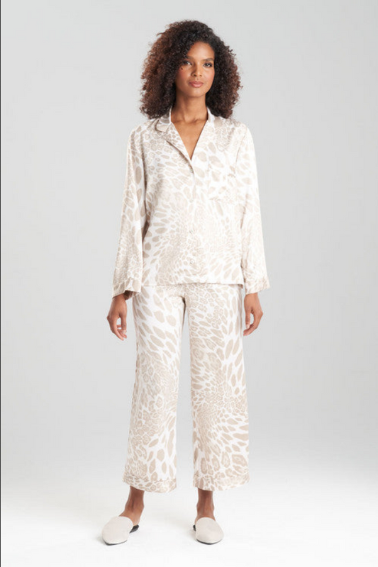 NATORI Luxe Leopard PJ - Sand Taupe