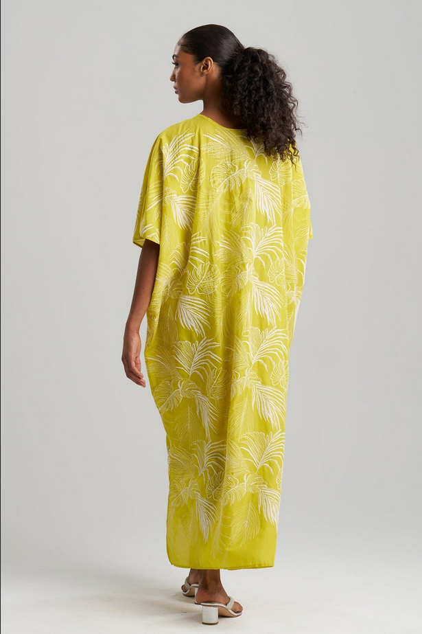 NATORI Palm Caftan