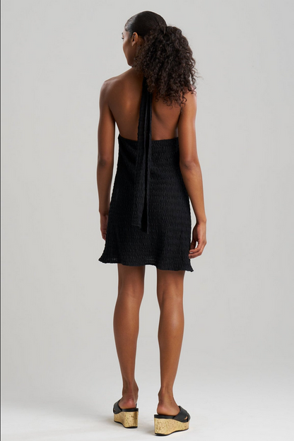 NATORI Waves Mini Halter Dress