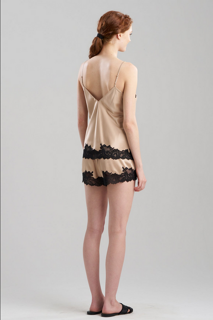 NATORI Peony Glamour Cami Shorts PJ - Café