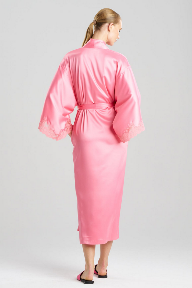 NATORI Peony Glamour Robe - Flamingo