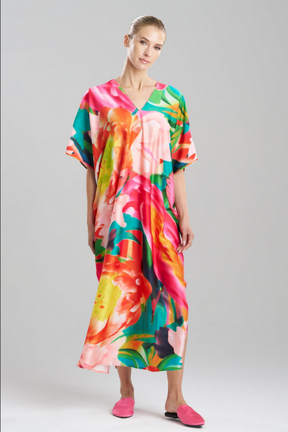 NATORI Garbo V-Neck Caftan