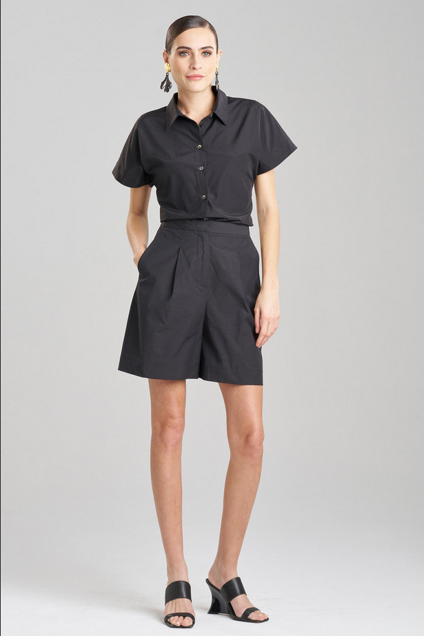 NATORI Tech Cotton Taffeta Shorts