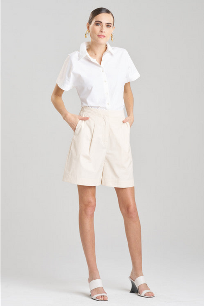 NATORI Tech Cotton Taffeta Shorts