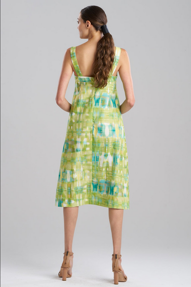 NATORI Plaids Cotton Poplin Sundress