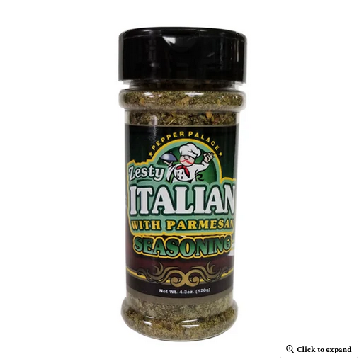 Pepper Palace Zesty Italian with Parmesan Seasoning